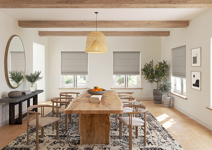Loxley, Fibre Brown - Roman Blind - Image 8